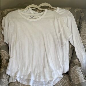 Madewell White Short Sleeve Tee
